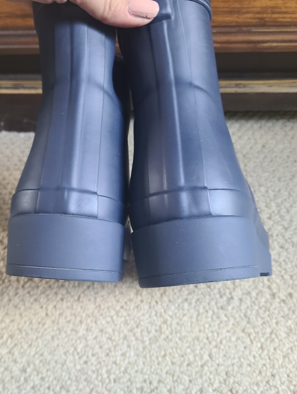 Hunter Blue Short Rain Boots - Picture 5 of 8